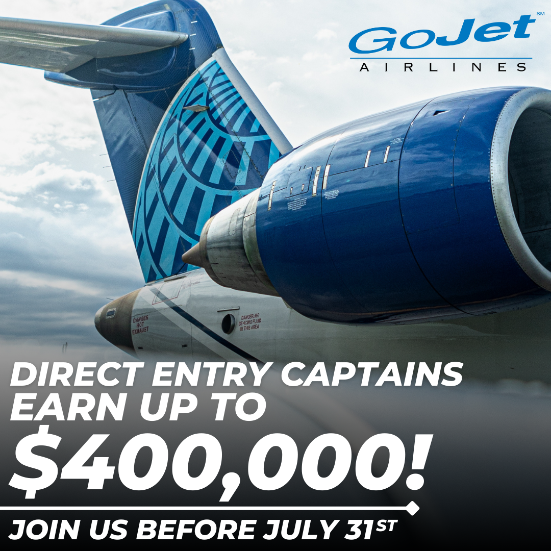 GoJet - Direct Entry Captain Bonus